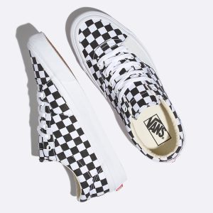 Vans Erkek Spor Ayakkabı Checkerboard Style 205 Siyah/Beyaz | 49542-742